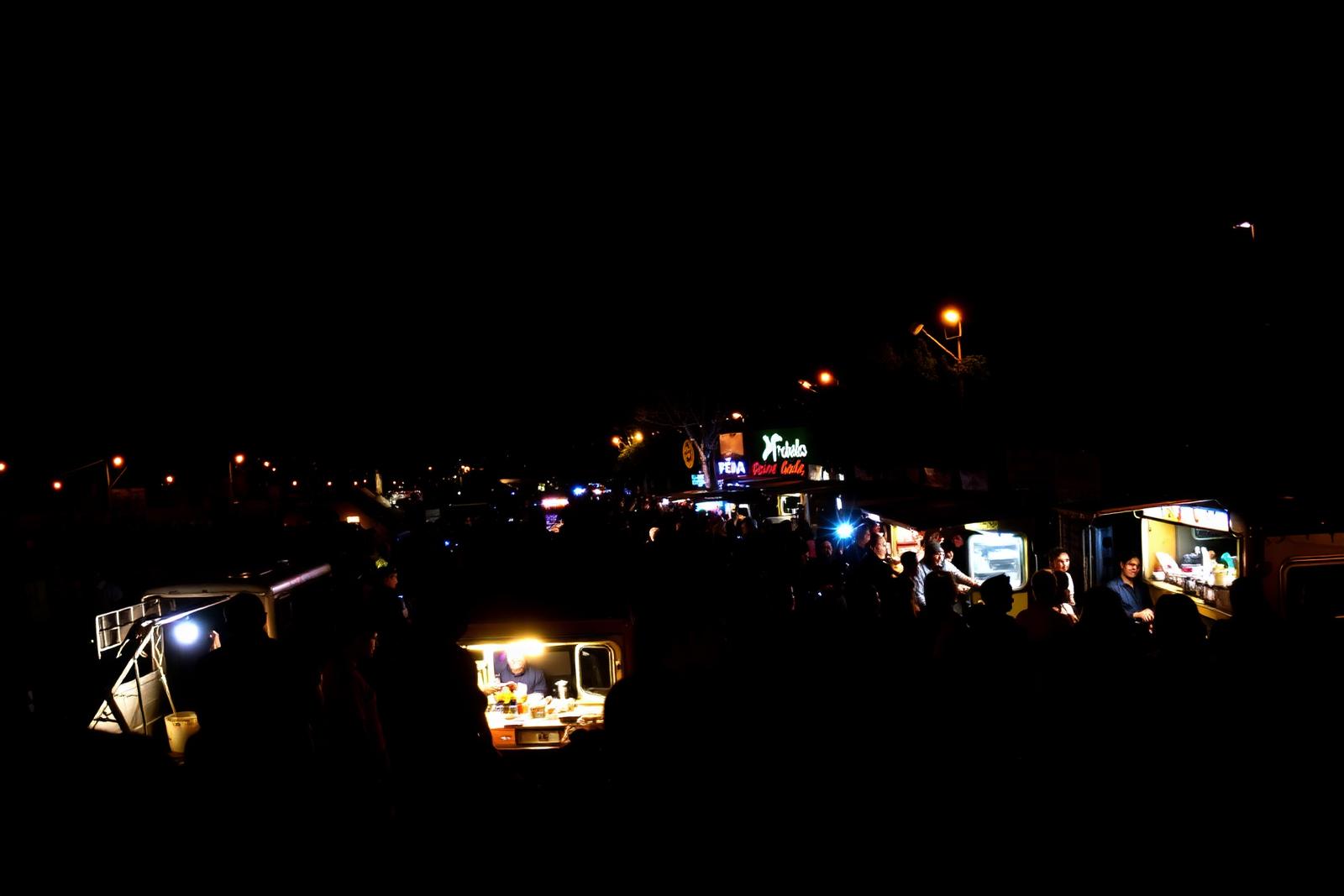 Food truck night market